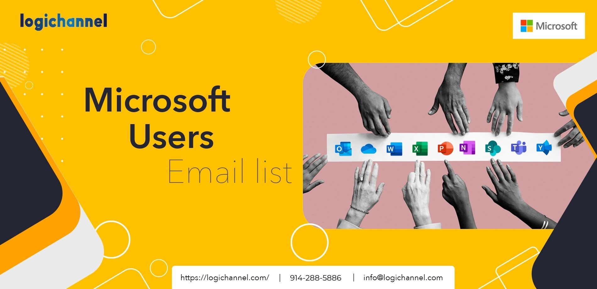 Microsoft Users Email List | Microsoft Clients List | LogiChannel