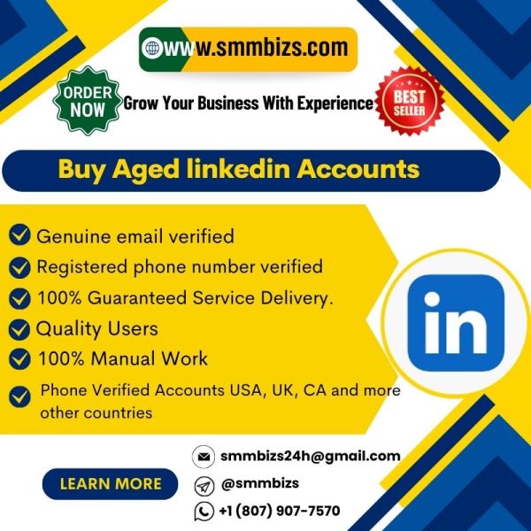 Buy Linkedin aged accounts - %PVA, Bulk & Aged%