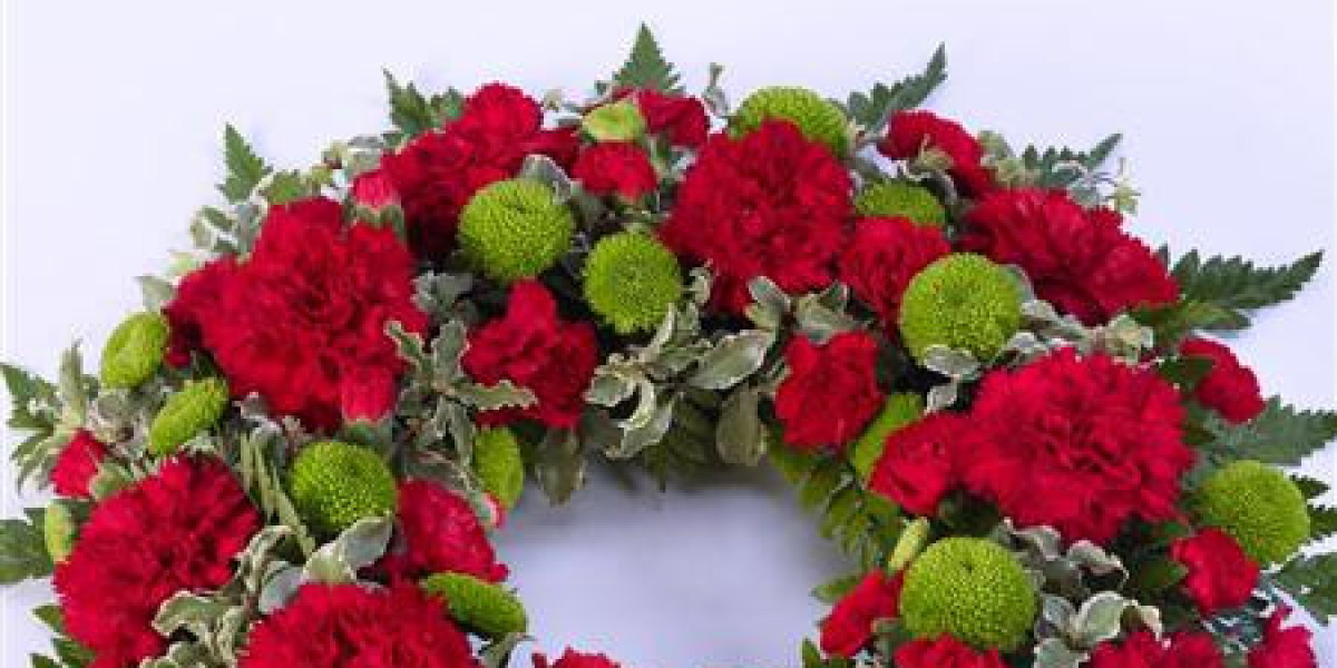 How to make a funeral wreath with natural flowers step