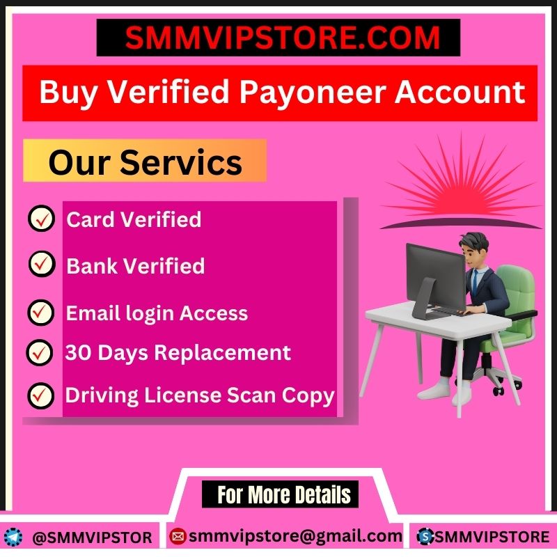 Buy Verified Payoneer Account - 100% Safe, Fast Delivery