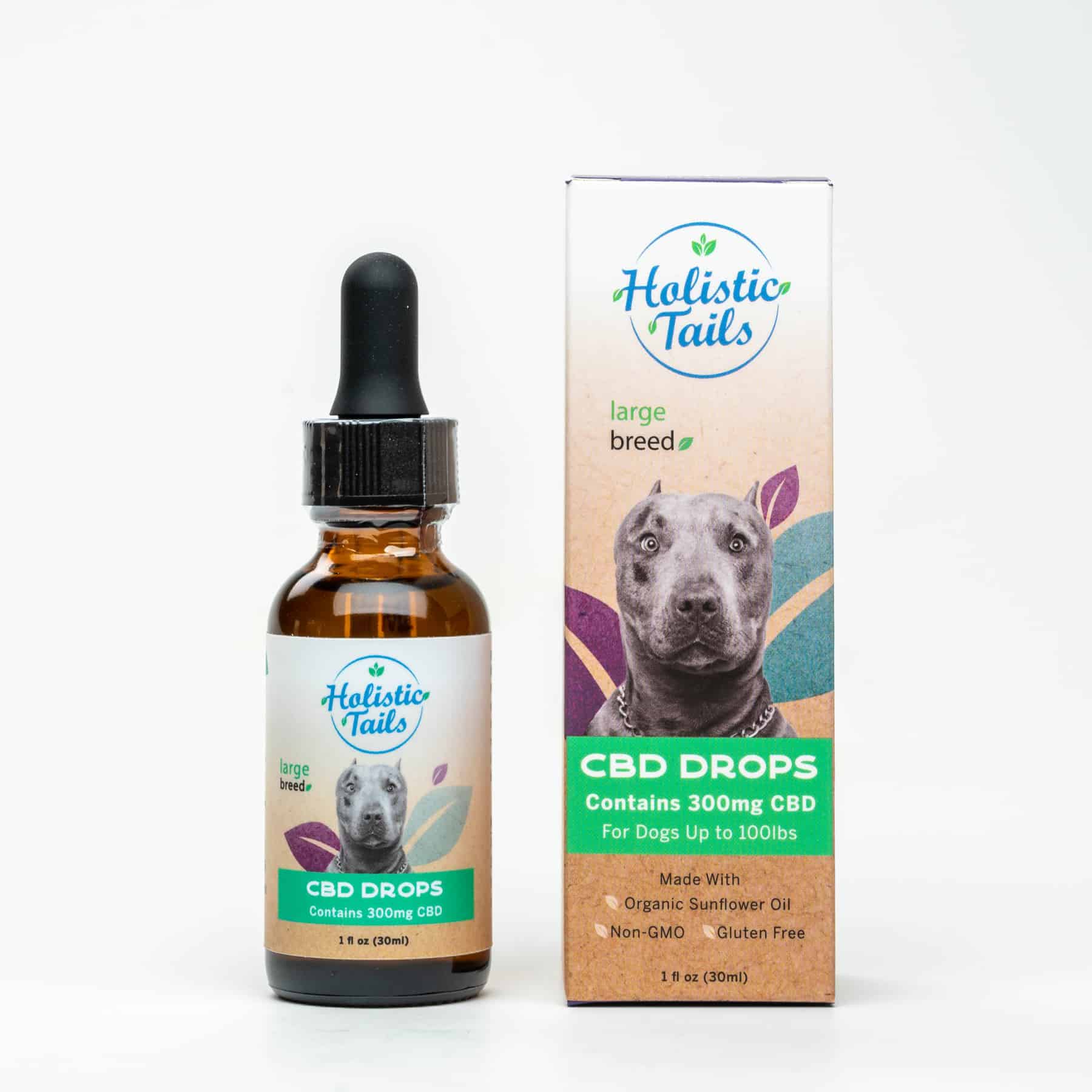 Shop Hemp Drops For Large Breed Dogs | Holistic Tails