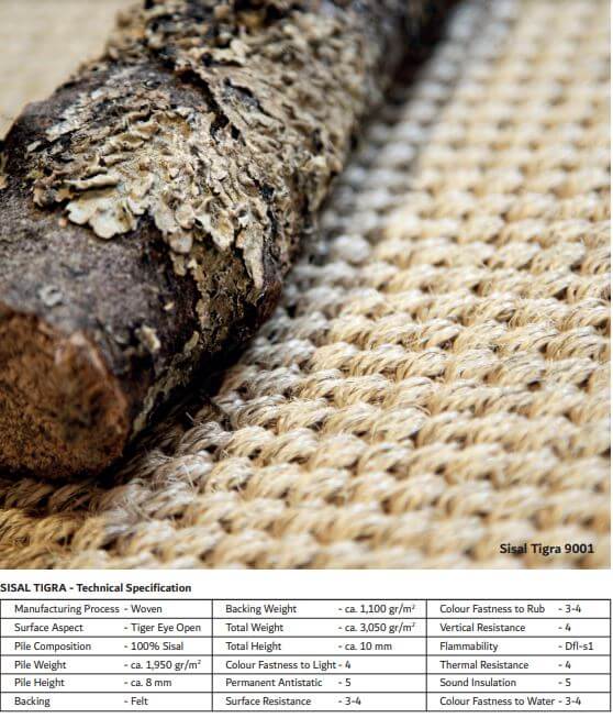 Sisal Carpet/Rug: 9001 Series: Premium Quality and Durability