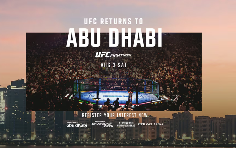 UFC Fight Night in Abu Dhabi 2024 - Buy Tickets