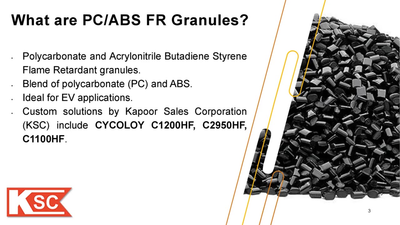 Kapoor Sales Corporation: Trusted Distributor of PC/ABS FR Granules for EVs