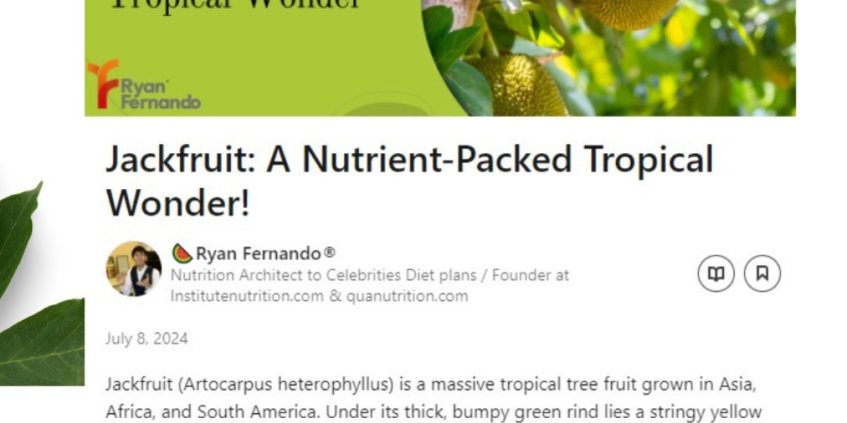 Jackfruit: A Nutrient-Packed Tropical Wonder! ?