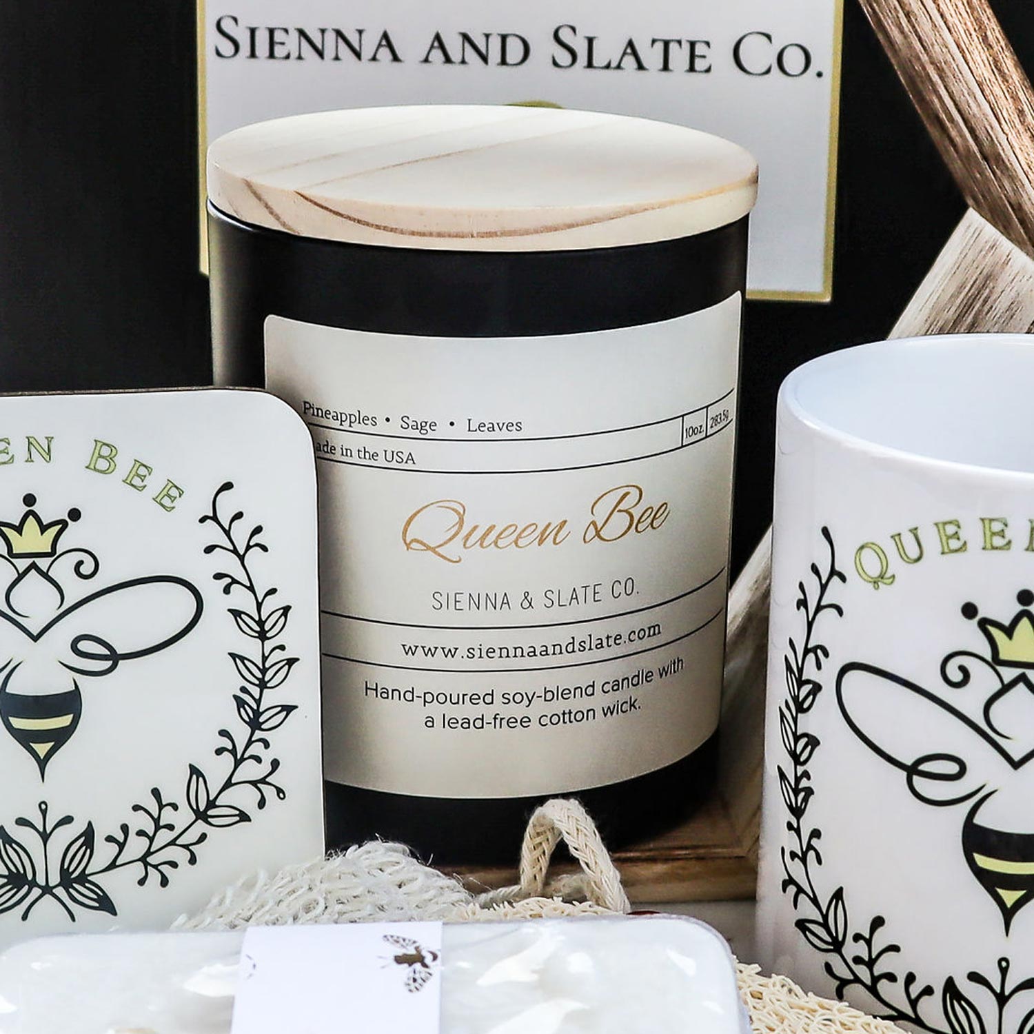 Queen Bee Candle - Sienna and Slate