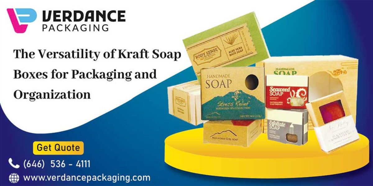 The Versatility Of Kraft Soap Boxes For Packaging And Organization