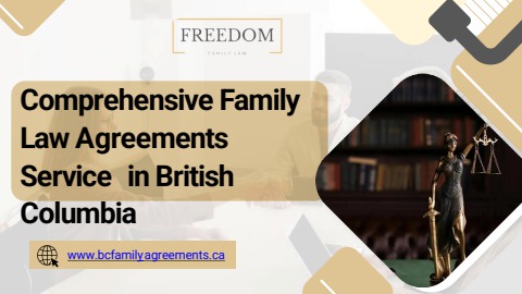 Expert Family Law Agreements in British Columbia