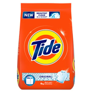 Tide Powder Laundry Detergent Original Scent 6 kg Online at Best Price | Washing Pwdr T.Load | Lulu UAE