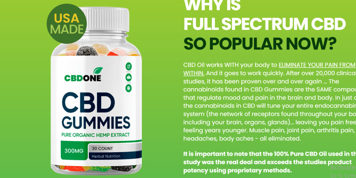 CBDOne CBD Gummies USA Reviews [Updated 2024]