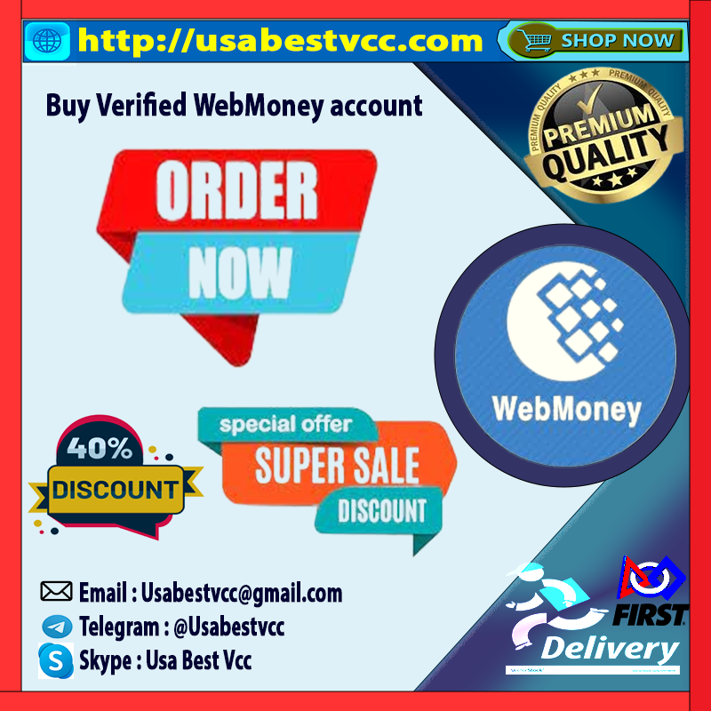 Buy Verified WebMoney Account - 100% Verified Top Quality