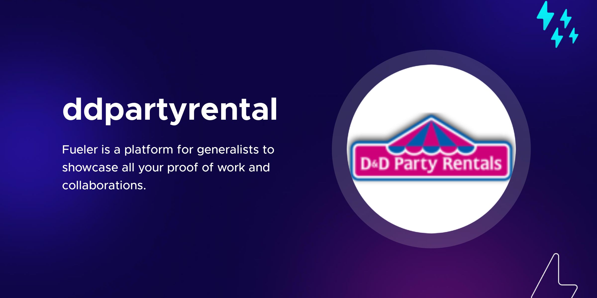 D&D Party Rentals on Fueler.io