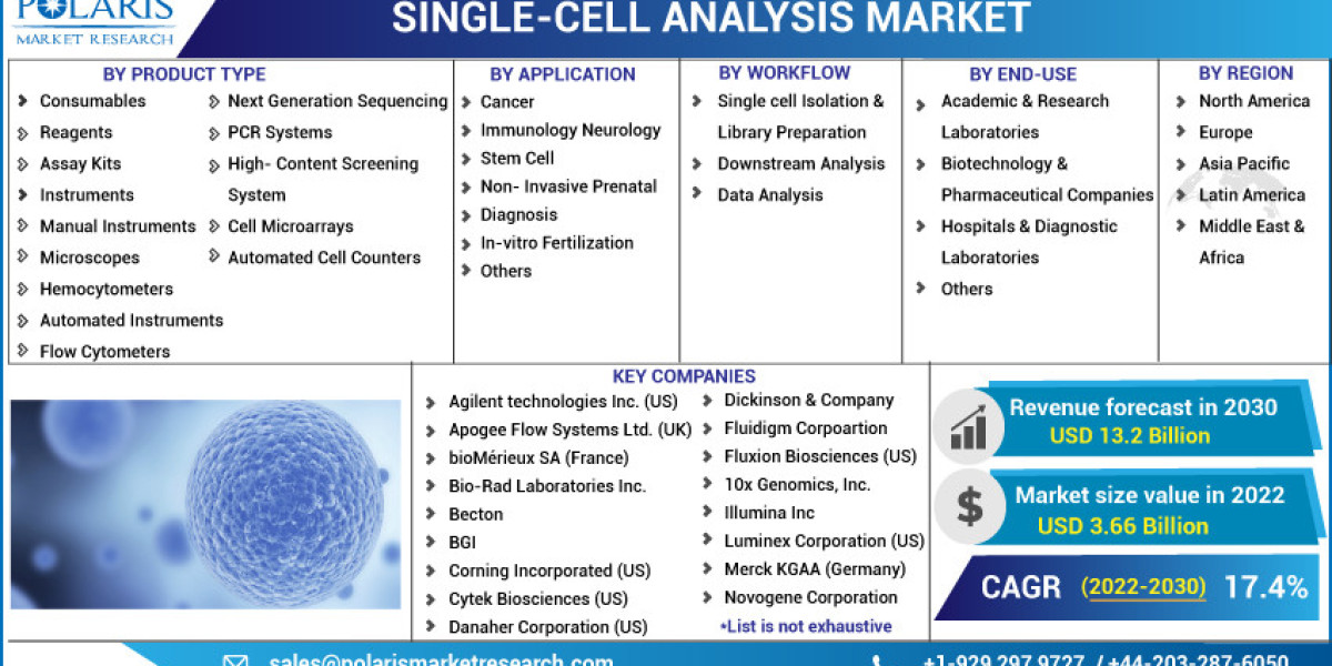 Single-cell Analysis Market: Growth Analysis, and Segmentation Analysis by Type, Application, and Region Forecasted from