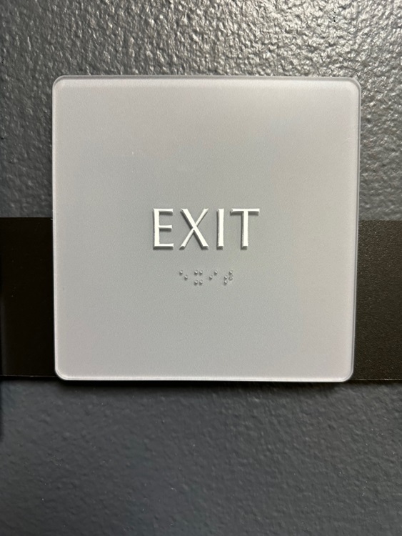 The Crucial Role of ADA Exit Signs in Emergency Situations