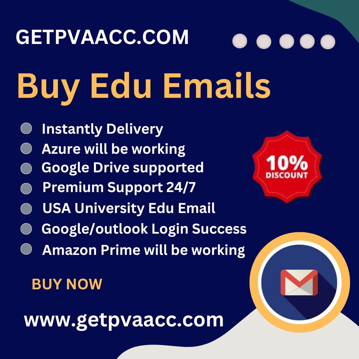 Top 10 Website To Buy Edu Emails- 100 TB To Unlimited Google Drive With Google/outlook Login Instant Delivery for 2024 | by Motiur | Medium