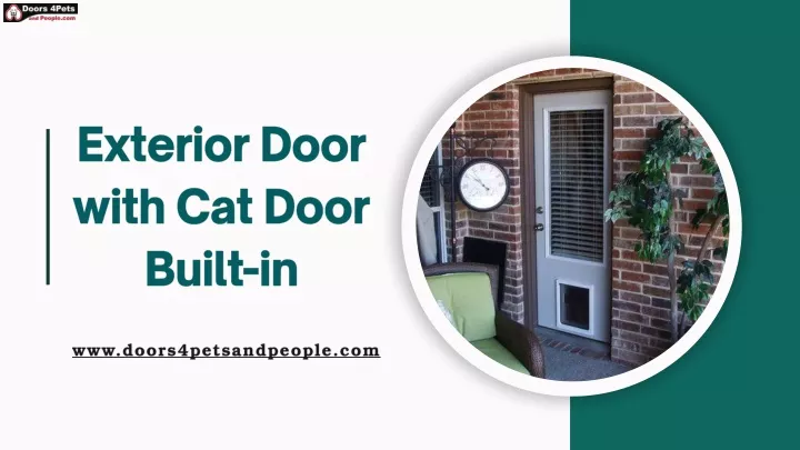 PPT - Enhance Your Home with an Exterior Door with Cat Door Built-In PowerPoint Presentation - ID:13510783