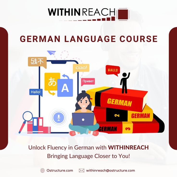 Learn German online with WITHINREACH, in 2024 | Learn german online, German language course, Learn german