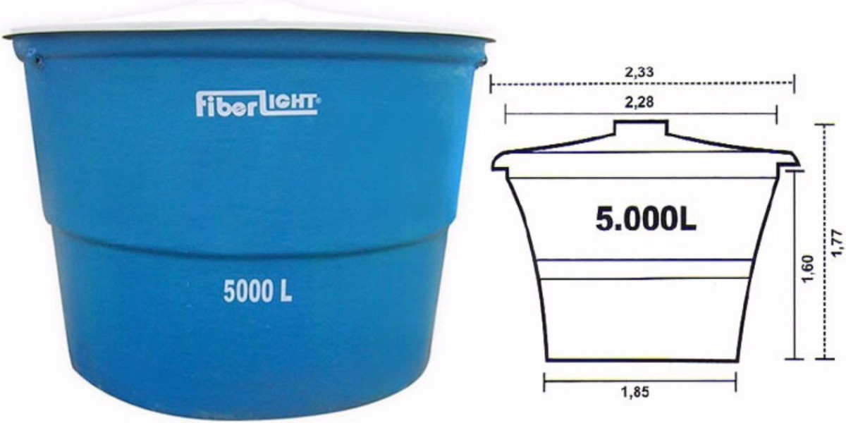 Fluted Column Elevated Storage Tank