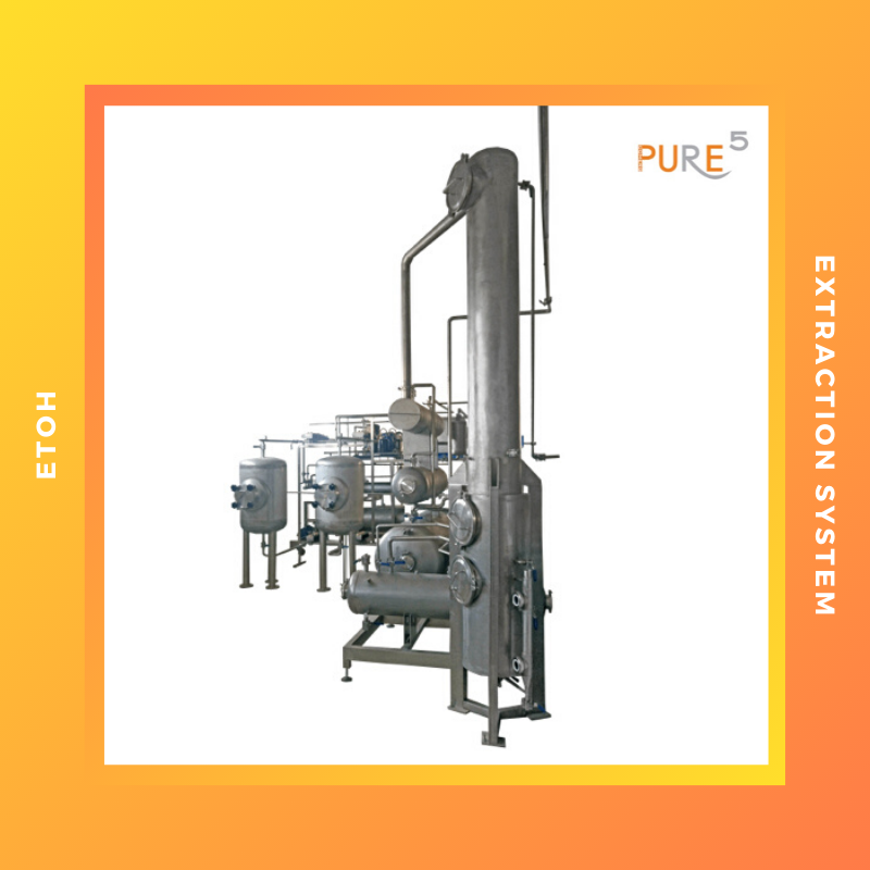 1500L PURE5™ Ethanol Cannabis Extraction Equipment