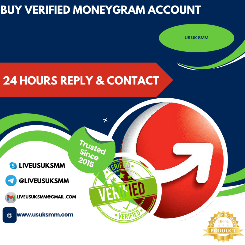 Buy Verified MoneyGram Account - US UK SMM