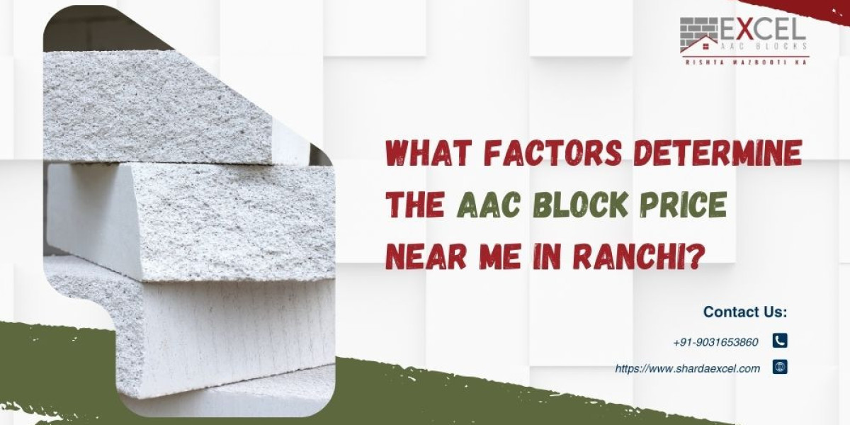 What factors determine the AAC block price near me in Ranchi?