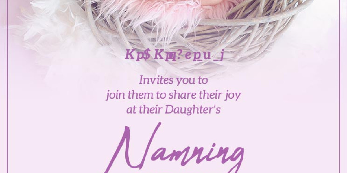 The Naming Ceremony Cards: Celebrate in Style