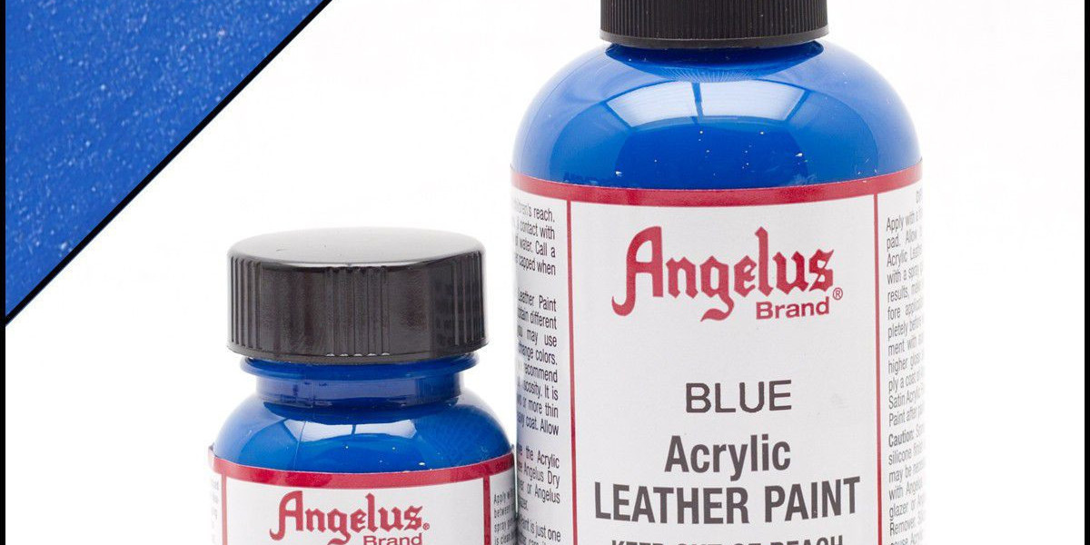 Blue Acrylic Leather Paint Techniques for Sneaker Customization