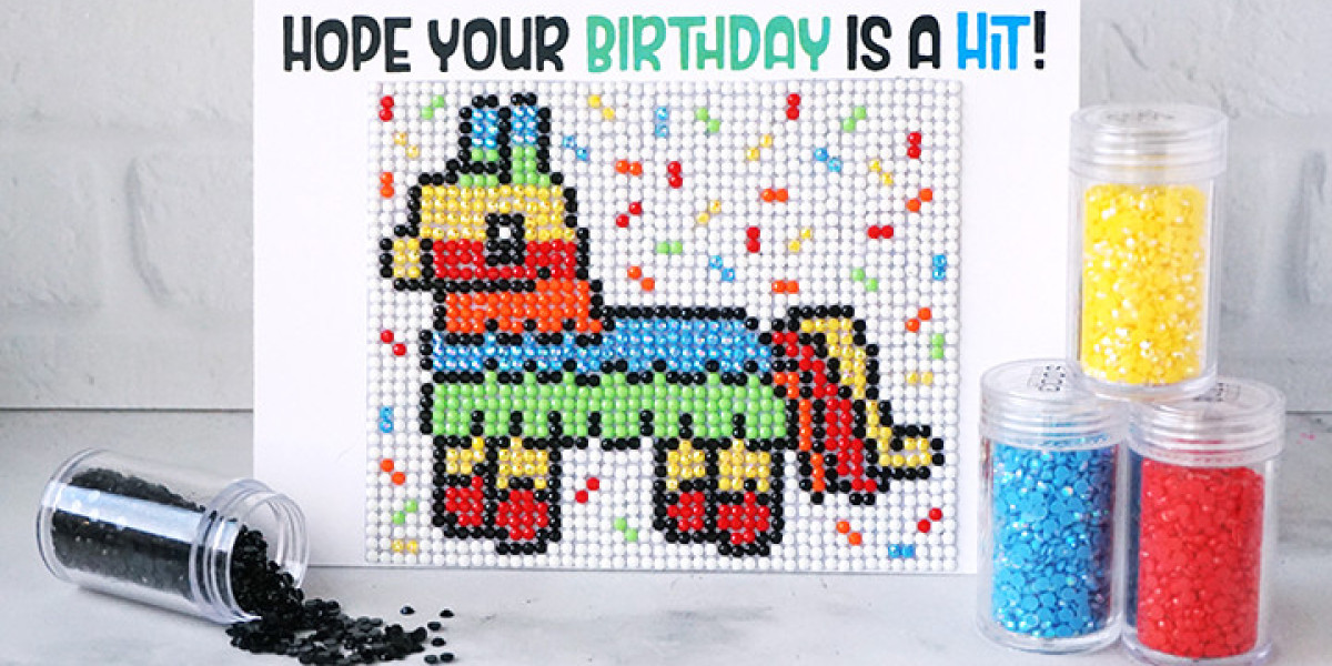 Crafting a Diamond Painted Piñata: A Unique DIY Birthday Card and Gift