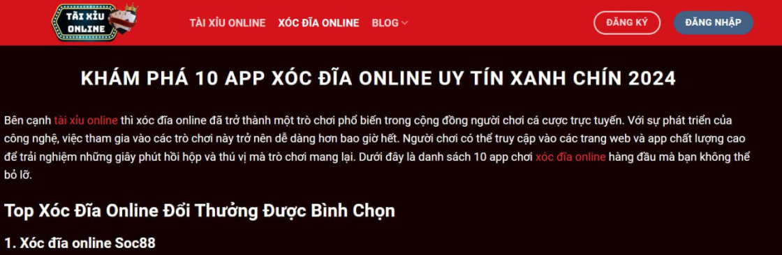 Xóc Đĩa Online Cover Image