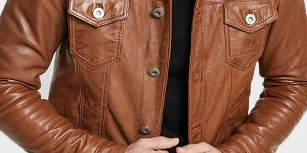 men’s leather aviator jacket