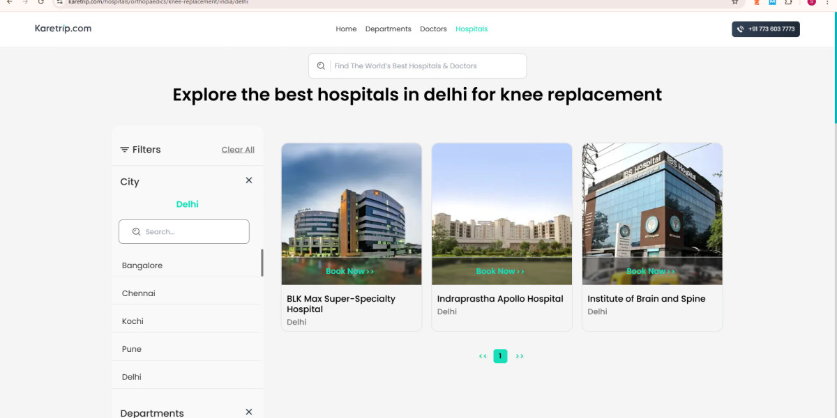 best hospital for knee replacement in delhi