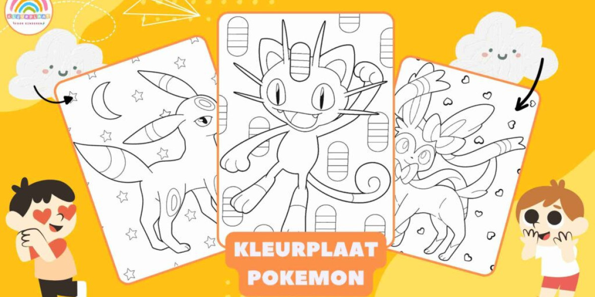 Kleurplaat voor Kinderen: Kleurplaat Pokémon en Avontuurlijke Wereld