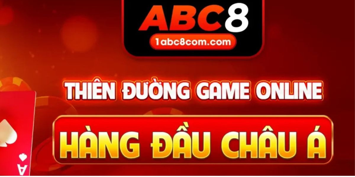 Trải nghiệm cược đỉnh cao với ABC8 - Đăng ký ngay, nhận thưởng khủng!