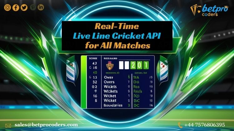 Live Line Cricket API | Real-Time Coverage for All Matches