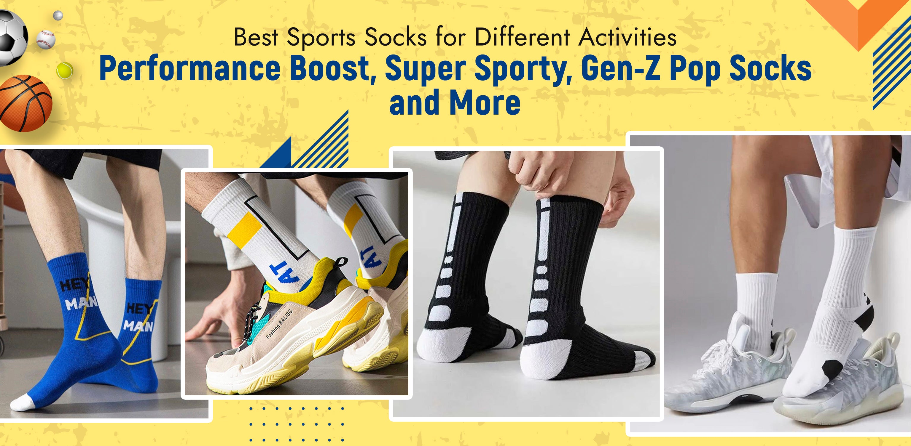 Best Sports Socks for Running, Hiking, Basketball & More | Socks Carving