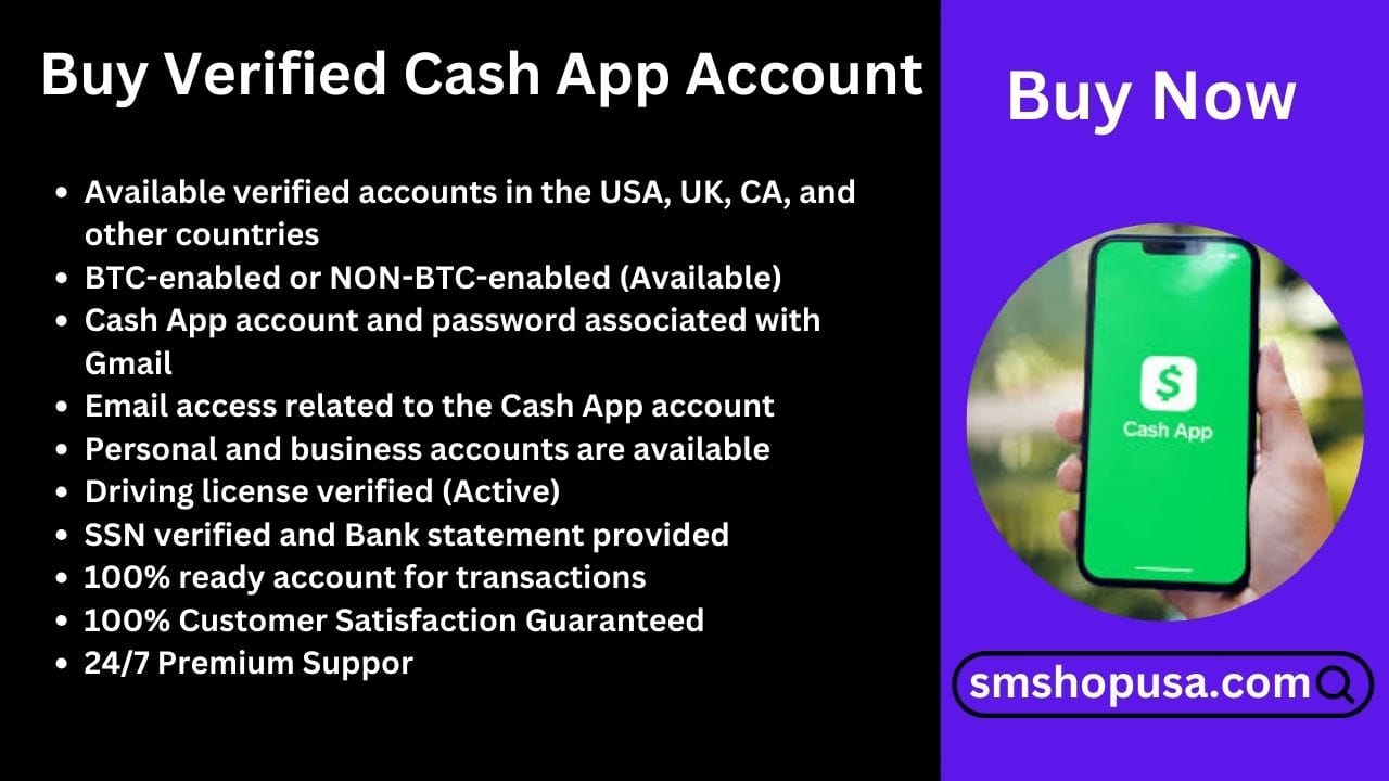 Buy Verified Cash App Account – 100% Fully Verified Accounts