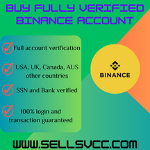 Buy Fully Verified Binance Account - sellsvcc.com