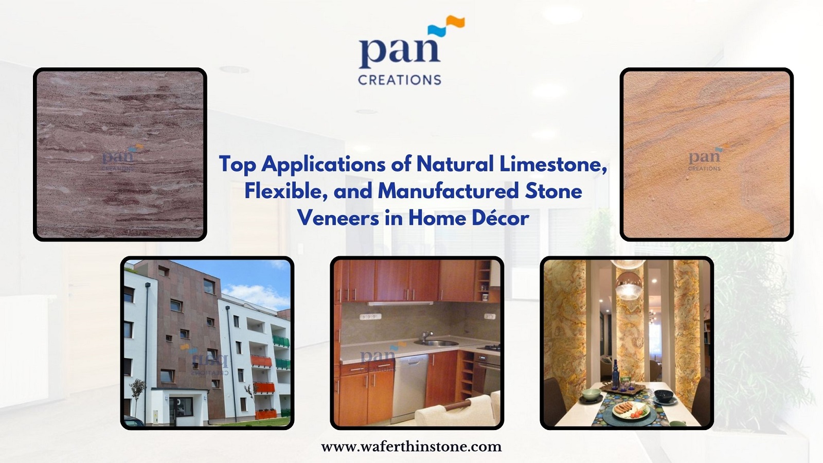 Top Applications of Natural Limestone, Flexible, and Manufactured Stone Veneers in Home Décor