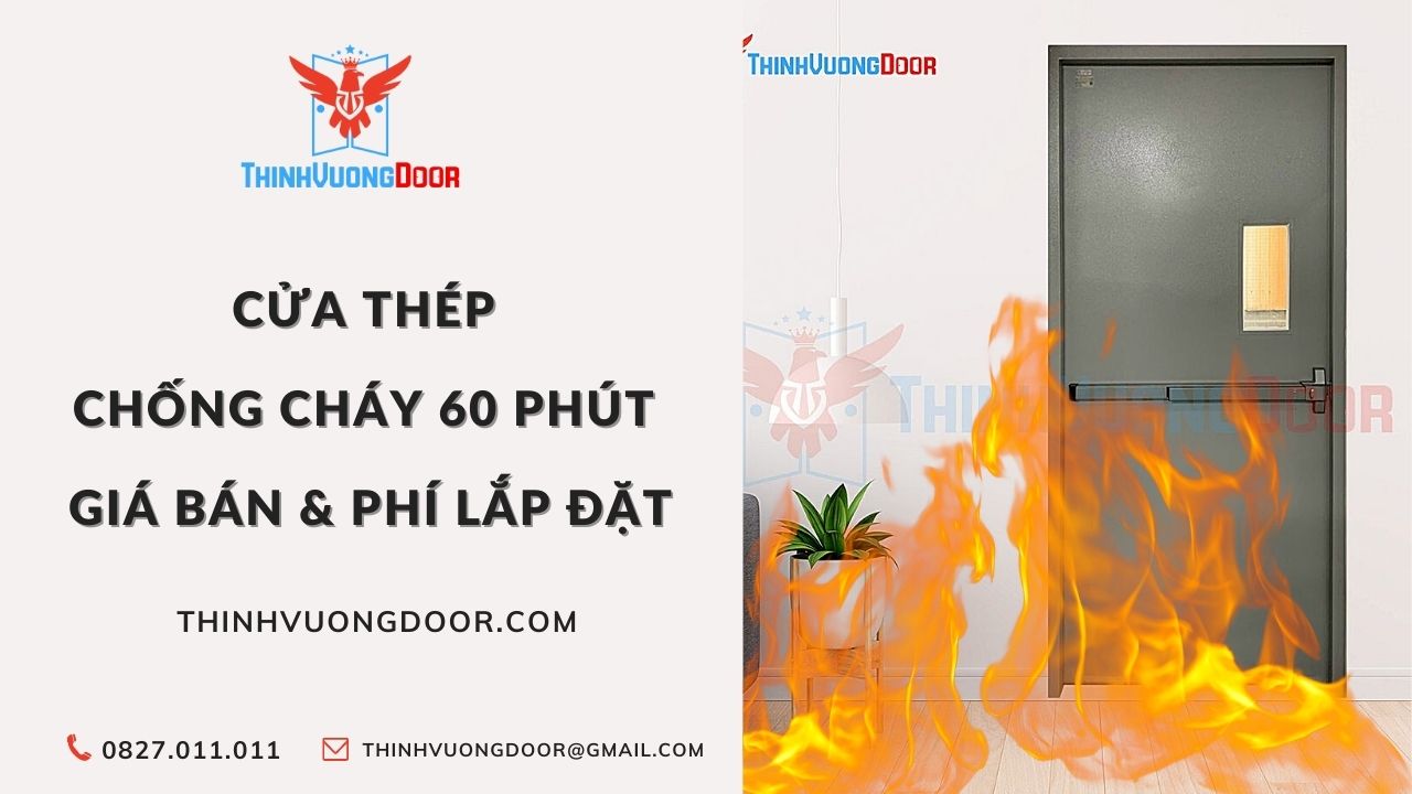 ​​​​​​​Cửa Thép Chống Cháy 60 Phút Giá Bán & Chi Phí Lắp Đặt