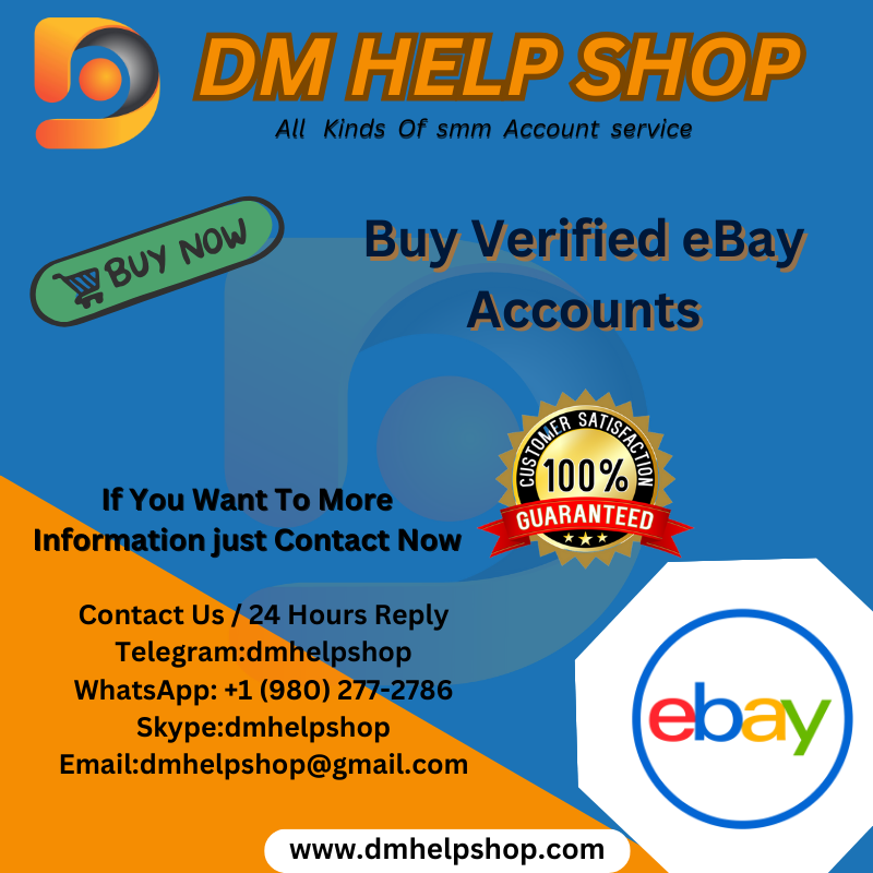 Buy Verified eBay Accounts Best Service 100%...