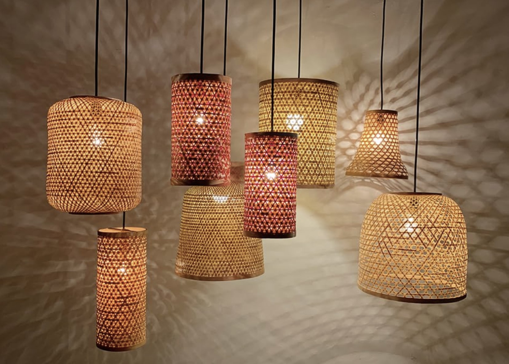 Bamboo Hanging Lights Are the Next Big Thing in Interior Design