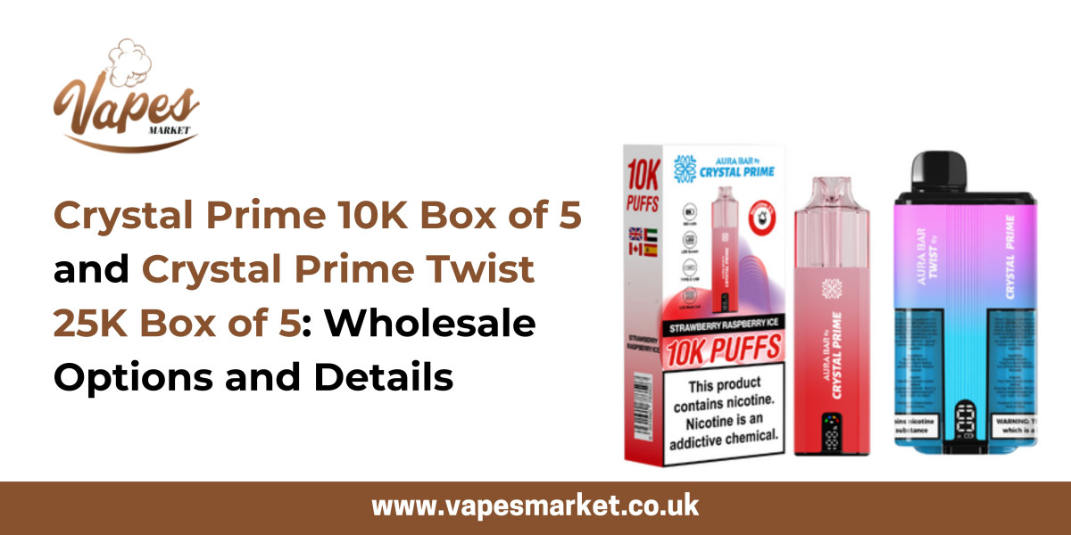 Crystal Prime 10K Box of 5 and Crystal Prime Twist 25K Box of 5: Wholesale Options and Details