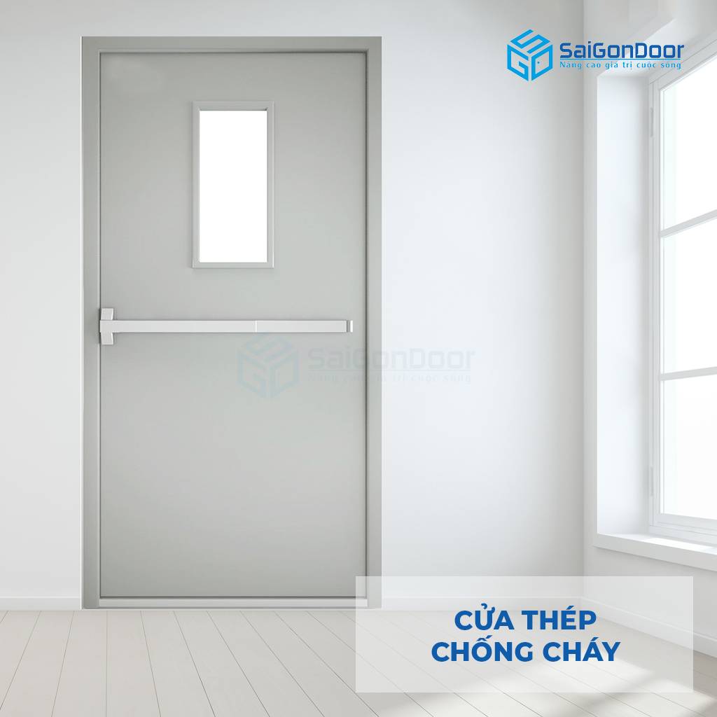 CỬA THÉP VÂN GỖ - SaigonDoor®