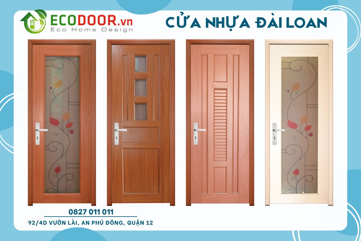 Cửa Nhựa Đài Loan Sản Phẩm Ưu Việt Dành Cho Phòng Tắm - EcoDoor™ Eco Home Design | Euro standard