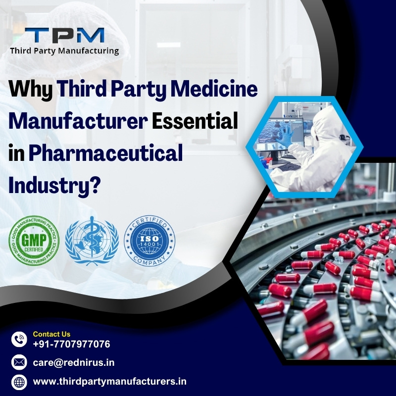 Why Third Party Medicine Manufacturer Essential in Pharmaceutical Industry?