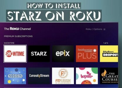 Starz On Roku | Roku Channel | Starz App On Roku | Rokucom