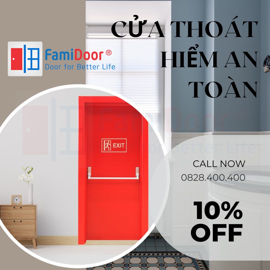 Cửa Thoát Hiểm An Toàn: Giải Pháp Bảo Đảm An Ninh » FamiDoor®