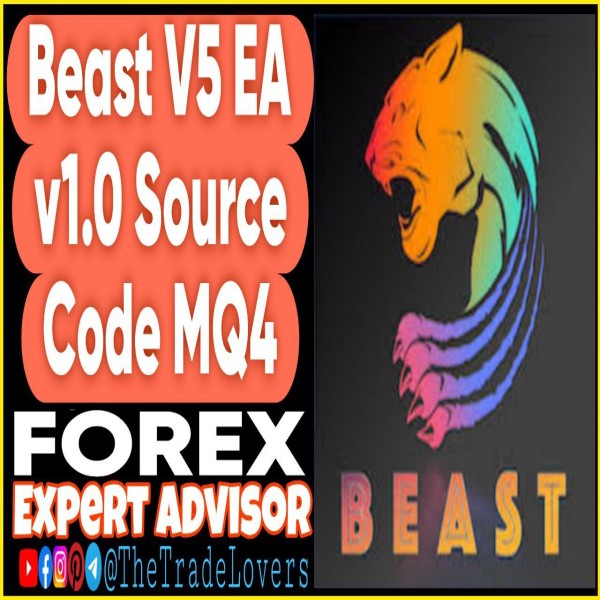 Beast V5 EA v1.0 Source Code MQ4 (Works on Build 1431+) | Forex Robot | MT4 Expert Advisor - The Trade Lovers