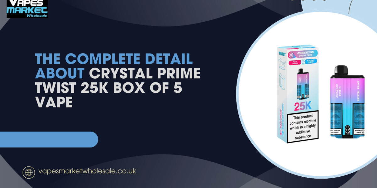 The Complete Detail About Crystal Prime Twist 25k Box of 5 Vape