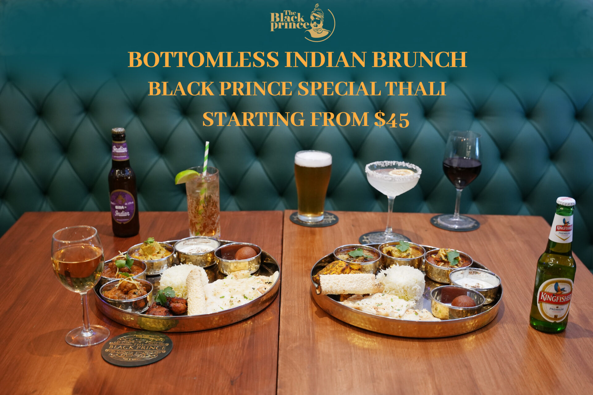 Bottomless British Indian Brunch - The Black Prince